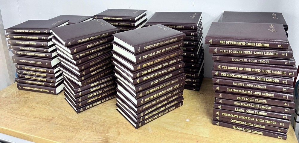 Louis L’Amour Leatherette Hardcover Books (Sold Individually) Read description!!