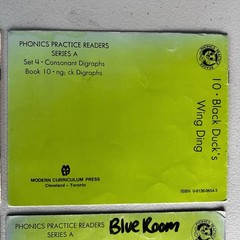 Modern Curriculum Press Phonics Practice Readers Consonant Digraphs LOT 5 Books