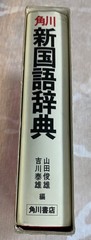 Vintage 1983 Kadokawa New Japanese Dictionary (Shin Kokugo Jiten) – 1981 1st Ed.
