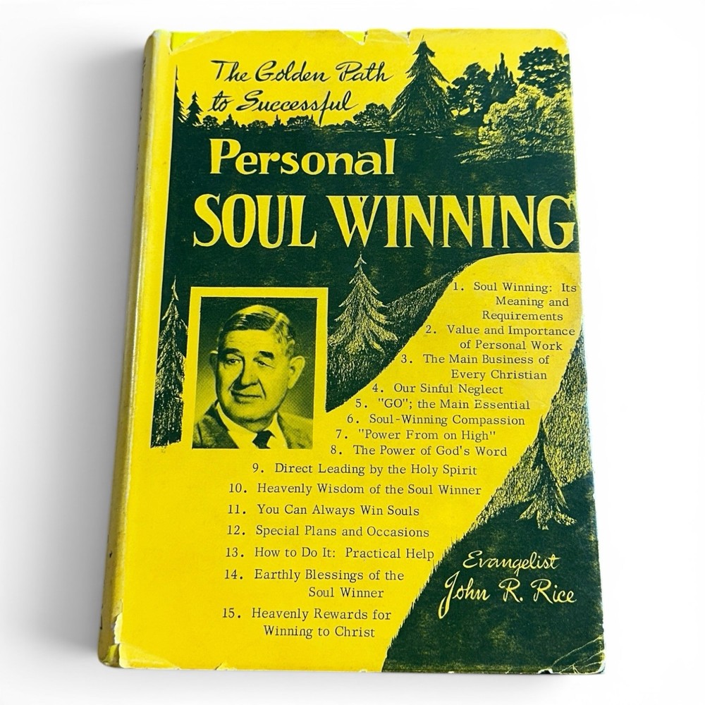 Personal Soul Winning John R Rice 1961 Sword of the Lord Vintage Book
