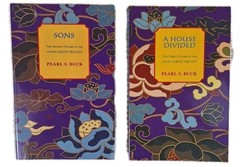 Sons And A House Divided: Good Earth Trilogy Pearl S. Buck Paperback 2 Book Set
