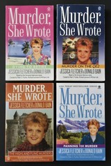Murder She Wrote Book Lot 14 Paperback Mystery Jessica Fletcher 8 First Printing