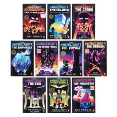 The Official Minecraft Novels: 10 Books Collection Set – Ages 7-11 – Paperback