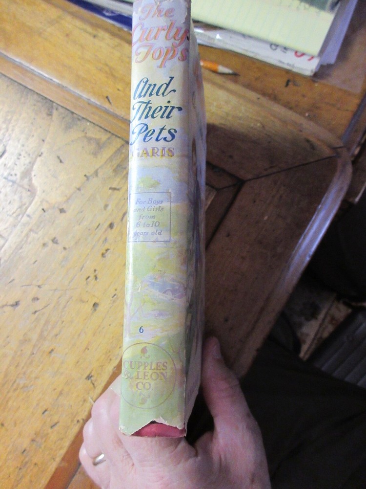 THE CURLYTOPS AND THEIR PETS Dust Jacket DJ 1921