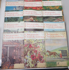 Lot of 12 Vintage Organic Gardening and Farming Magazines 1965 January-December