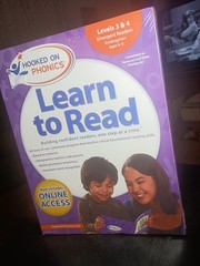 Hooked on Phonics Learn To Read Kindergarten Level 3 & 4 Emergent Ages 4-6 NEW