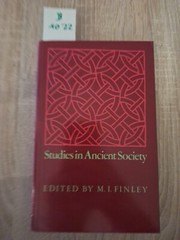 Studies in Ancient Society (Past & Present S.) Finley, M. I.: