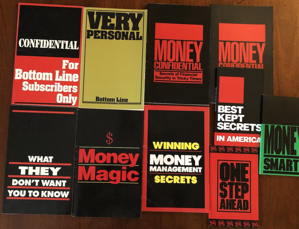 Book Lot of 10 Boardroom Reports, Inc. Various Titles *See photos for condition*