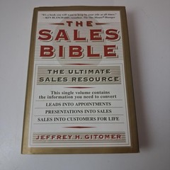 The Sales Bible Jeffrey Gitomer 1994 Hardcover Sales Book ISBN 0688133649