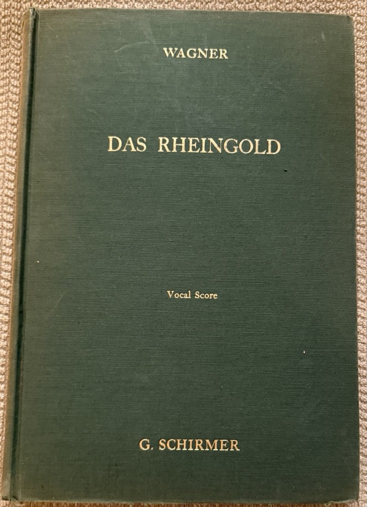 WAGNER: Das Rheingold- Vocal Score (Schirmer Hardcover), Hermann Uhde headshot