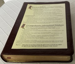 LIKE NEW***THOMPSON CHAIN-REFERENCE BIBLE***NIV***GENUINE LEATHER