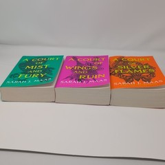 Lot of 3 Court of Wings and Ruin Mist And Fury Silver Flames by Sarah J. Maas