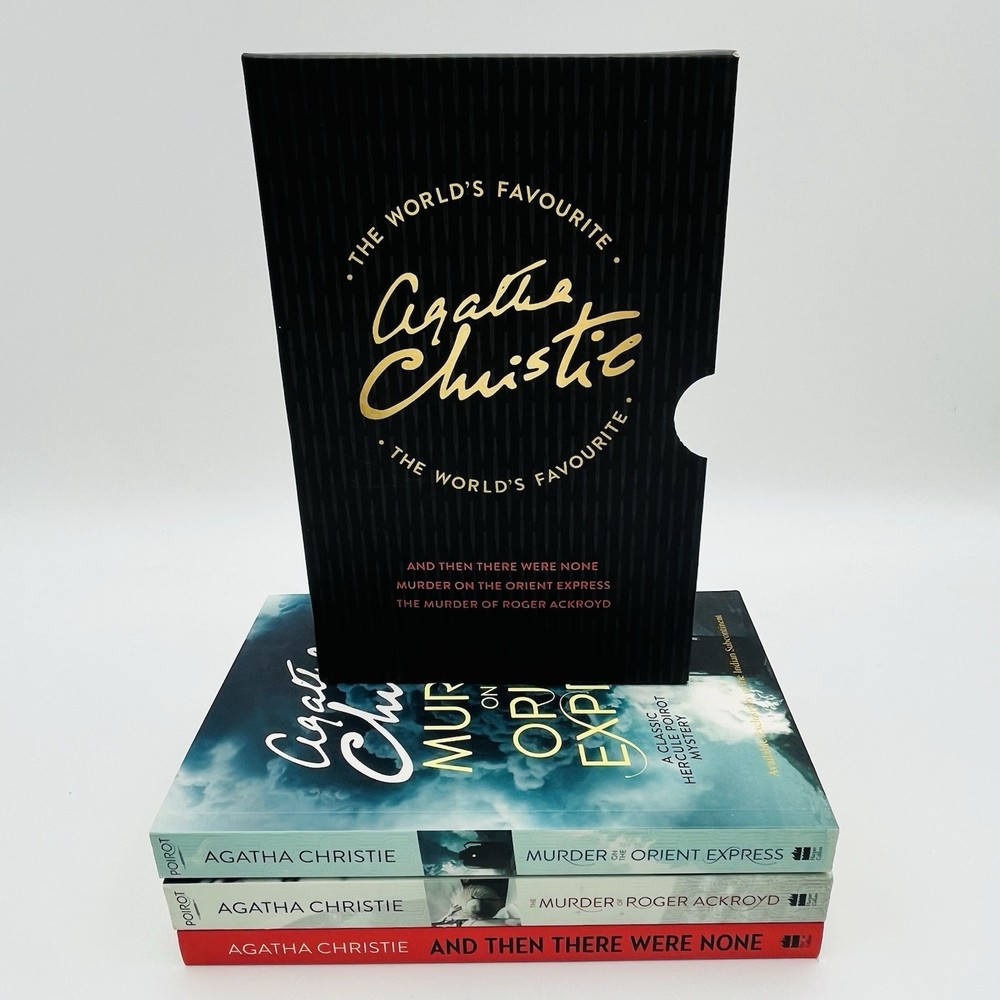 The World’s Favourite Agatha Christie 3 Book Collection Boxset Paperback Mystery