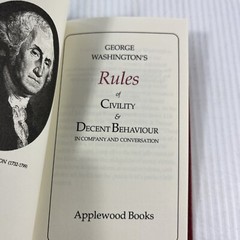 Washington’s Rules of Civility and The American Flag History and Etiquette Lot