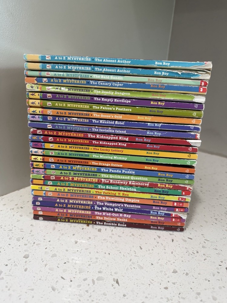 A to Z Mysteries Books Lot by Ron Roy Lot Of 26 Books Paperback
