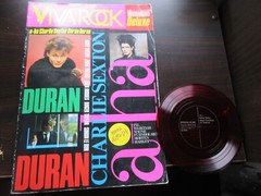 Viva Rock Deluxe Japan Book with Flexi Duran Duran A-ha Charlie Sexton Morton