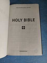 Holly Bible New Testament, New International Version, New Condition, Black
