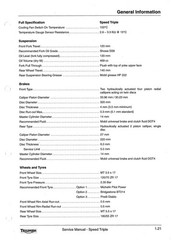 TRIUMPH Speed Triple 1050 Workshop Manual 2005, FASTENED – COVERED – XL FOLDOUTS