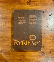 RARE: Charles Ryrie Study Bible NKJV, Premium American Bison Leather Binding