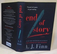 SIGNED End of Story by A.J. Finn FIRST EDITION WITH PAW STAMP New