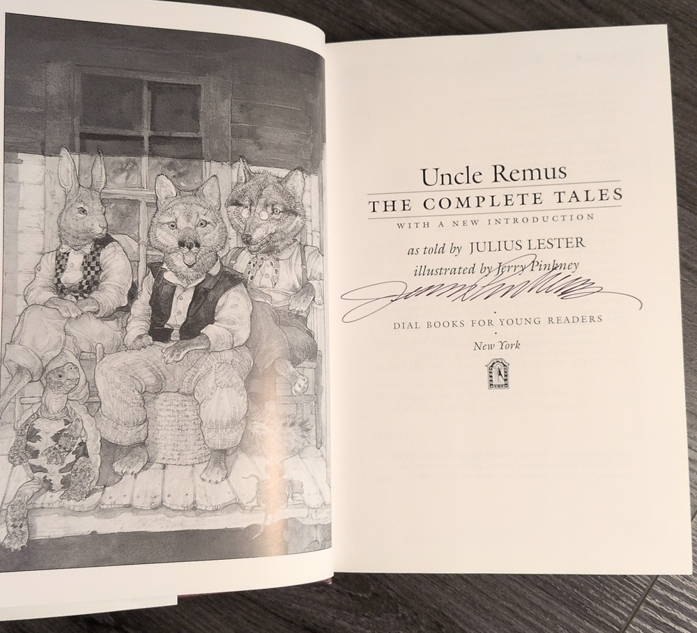 Uncle Remus: The Complete Tales – Julius Lester & Jerry Pinkney SIGNED HC