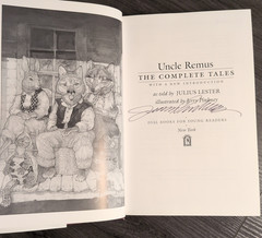 Uncle Remus: The Complete Tales – Julius Lester & Jerry Pinkney SIGNED HC