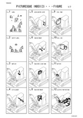 YANMAR ViO75 Excavator Parts Catalog Manual – BOUND – COVERS – XL FOLDOUT PAGES