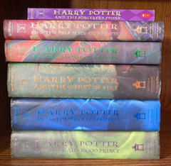 Lot HARRY POTTER Blood Prince PHOENIX Goblet Fire J K ROWLING 1-6 Lot of 6