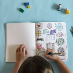 Color School Coloring History Coloring Book 44 Pages for Kids to Color NEW