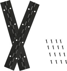 Continuous & Piano Hinges, Black Stainless Steel 304 Continuous Folding Hinges f