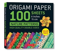 Origami Paper 100 sheets Nature Patterns 6″ (15 cm): Tuttle Paper:…