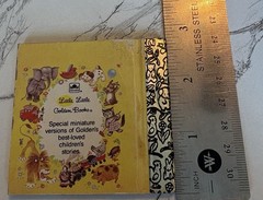 Vtg 1991 A Little Little Mini 2.75” Golden Book #43 Alice In Wonderland – Disney