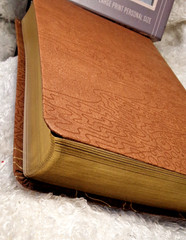 NKJV Bible Large Print Personal Reference Designer Series Natural Faith NIB