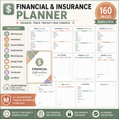 DIGITAL CONTENT- Emergency Binder Printable | End of Life Planner | Household Fa