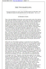 THE TWO BABYLONS | ALEXANDER HISOP | CHICK PUBLICATIONS | 352 PAGES