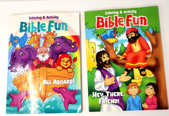 Bible Fun Coloring & Activity Books Set 2 Dreamtivity All Aboard Hey There