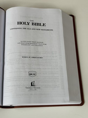 Super Giant Print Bible NKJV Imitation Leather Largest Print 16 point BRAND NEW!