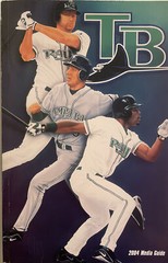2004 Tampa Bay Devil Rays Media Guide – 496 Pages!
