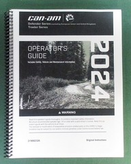2024 Can-Am Defender DPS HD10 Owner’s Manual: 244 Pages & Protective Covers