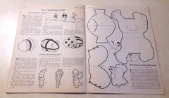 Vintage Children’s Activities for Home and School Magazine Easter 1940s Lot of 4