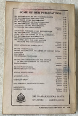 Condensed Gospel of Sri Ramakrishna/GOOD CLEAN UNMARKED 1978 INDIAN THIRD ED. PB