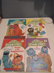 1989 On My Way With Sesame Street Books Complete Set 1-15 CTW Funk & Wagnalls