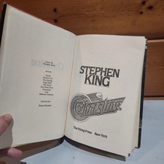 Stephen King Christine Hardcover Viking Press 1983 Book Club 1st Edition Horror