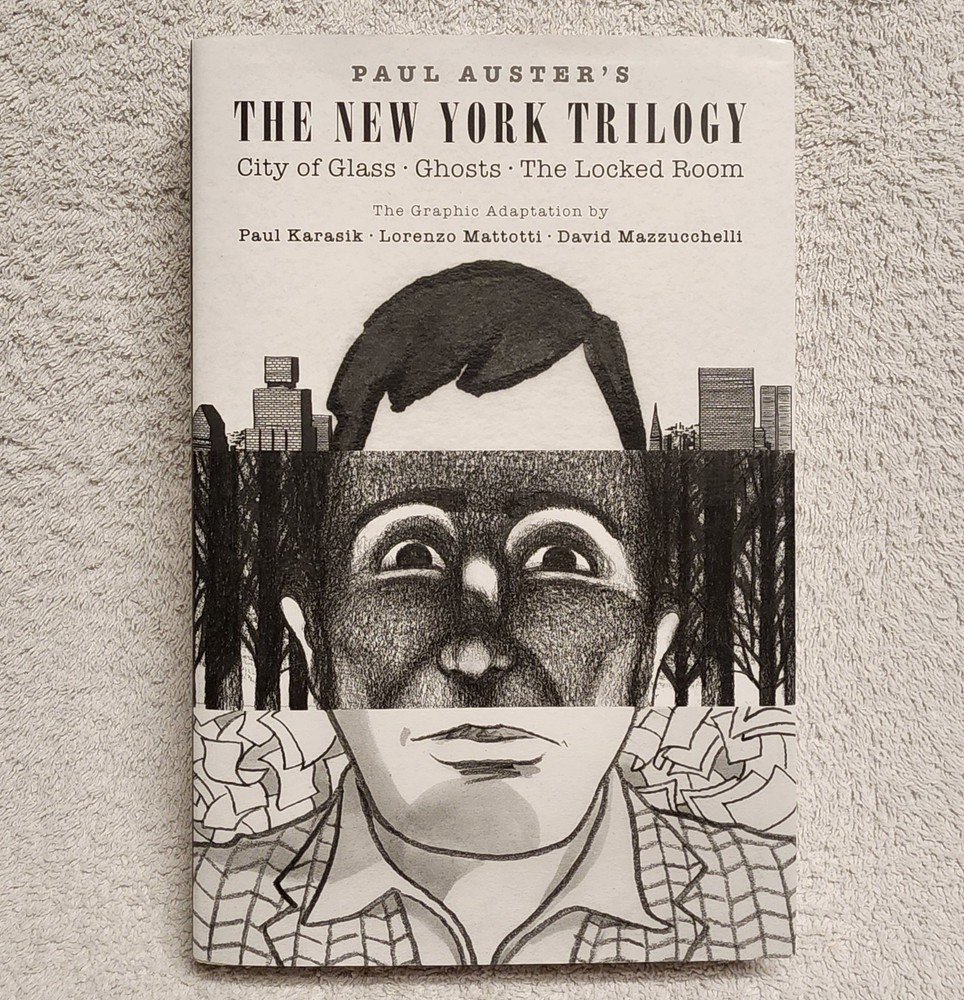 Paul Auster The New York Trilogy CITY OF GLASS Ghosts LOCKED ROOM Graphic Novel