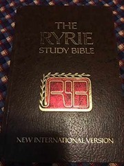 Ryrie Study Bible With – Hardcover, by Charles C. Ryrie – Acceptable