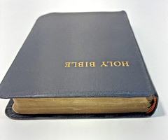 Vintage Compact Cambridge HTF Hand Grained Morocco Leather Concordance KJV Bible