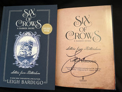 Leigh Bardugo signed Six of Crows A Darker Shore 1st print HC book B&N Exclusive