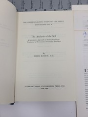 The Analysis Of The Self by Heinz Kohut HC 1975 Bonus Notes Excerpts