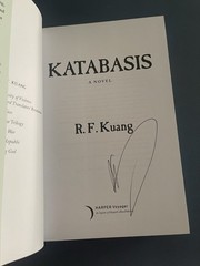 Katabasis (Deluxe Limited Edition) : Signed by R. F. Kuang (2025, Hardcover)