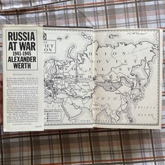 Russia at War 1941-45 by Alexander Werth (1964 Dutton HCDJ 100 pages, Illustrat)